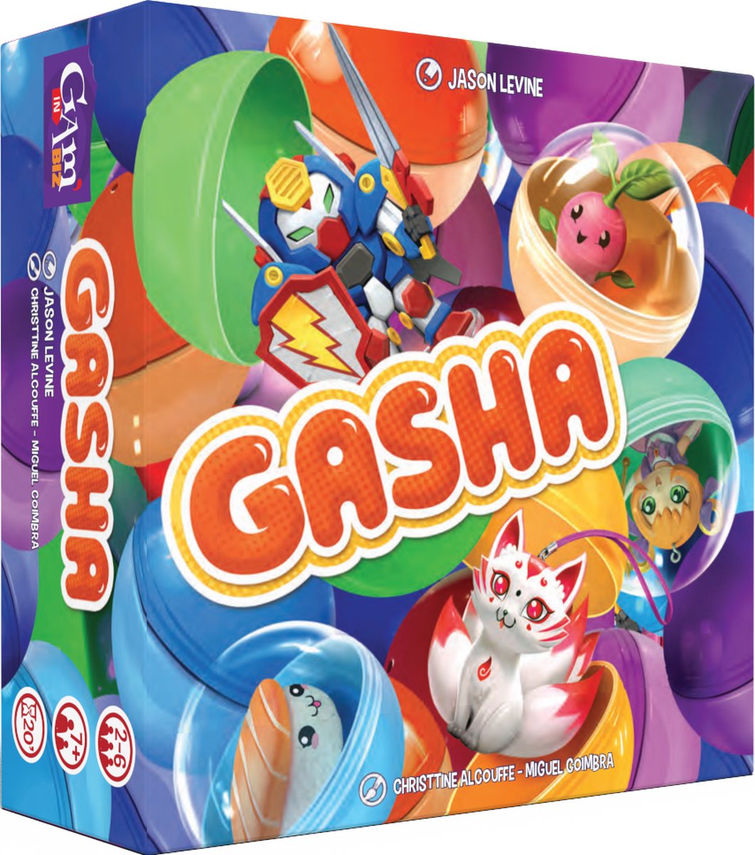 Gasha - Kaartspel voor 2 tot 6 spelers - Voor jong en oud